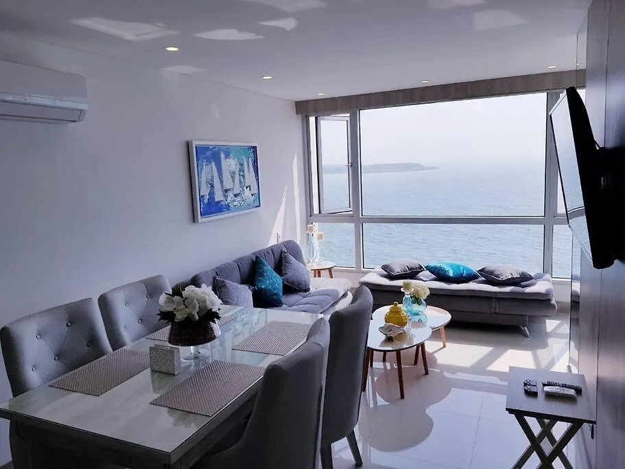 Palmetto Sunset 1Br Seaview. Apartment Cartagena