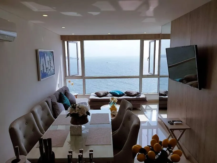 דירות Cartagena Palmetto Sunset 1Br Seaview.